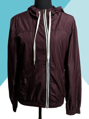 Zumiez Burgundy Windbreaker